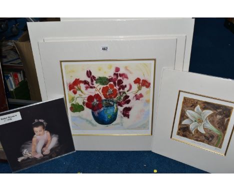 A GROUP OF MOUNTED LIMITED EDITION PRINTS to include two limited edition prints by Darren Baker (British 1973), 'Ballet Shoes