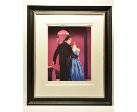 JACK VETTRIANO (SCOTTISH 1951) 'ALTAR OF MEMORY', a signed limited edition silkscreen print on paper depicting a male figure 