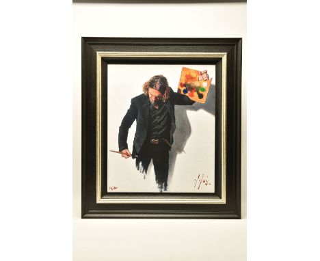 FABIAN PEREZ (ARGENTINA 1967) 'NEO-EMOTIONALISM THE NEW ERA', a signed limited edition self-portrait print 76/95, with certif