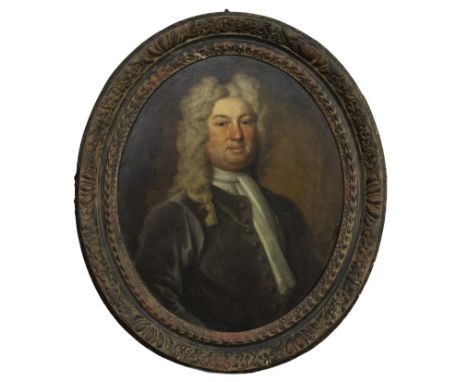 IN THE MANNER OF AN OLD MASTER, PORTRAIT oil on canvas image size 74cm x 61cm, overall size 95cm x 83cm Framed (oval, hand-ca