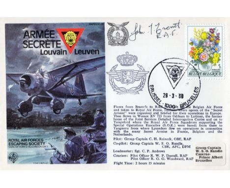 RAF escaper evader signed Secret Army cover. We don't know who this is so it'll appeal to a researcher and it's very likely t
