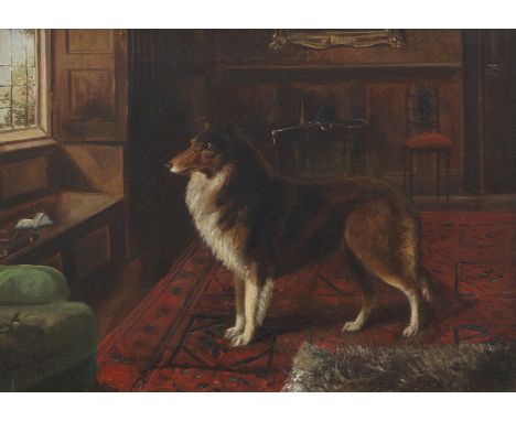 Herbert St. John Jones (British, 1870-1939)'High Life' - Old English Sheep Dog 'Rufford Ormonde', Pierpont Morgan's hero dog 