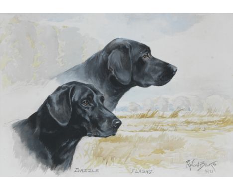 Reuben Ward Binks (British, 1880-1950)Charles Alington's F.T. Champion Labrador Retrievers &amp; the Champion Stake winners '