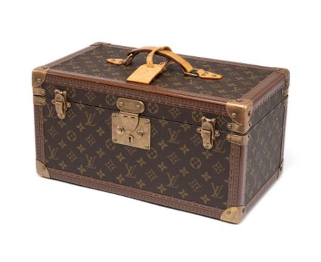 Louis Vuitton40 x 23 x 20 cmKosmetikkoffer "Boite Bouteilles et Glacier Vanity Case" (M21822) in beschichtetem Monogramm Canv