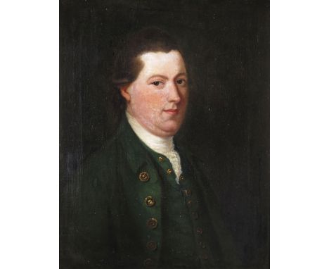 English School 19th Century Portrait of John Adcock  Inscribed on a label verso Died June 26th 1879, Aged 75 years, Buried in