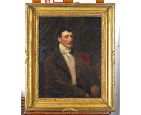 George Henry Harlow (1789-1819) Portrait of Johann Baptist Cramer (1771-1858) Oil on panel 53.5 x 41cm; 21 x 16in Provenance: