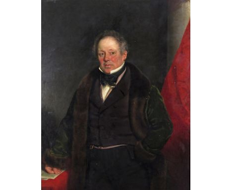 Follower of Sir Thomas Lawrence P.R.A. Portrait of Humble Lamb (1774-1844) Oil on canvas 129 x 102cm; 51 x 40in