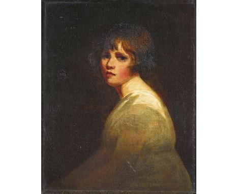 Circle of Sir Joshua Reynolds P.R.A. Portrait of a girl Oil on canvas 56.5 x 47.5cm; 22¼ x 18¾in Provenance: James Frederick 