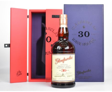 Glenfarclas Highland Single Malt Scotch Whisky, aged 30 years, 70cl, 43% vol, in original 'Warehouse' presentation case. PLEA