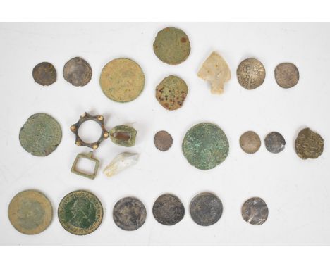 Coins and other metal detecting finds including Taynton, Upleadon, Hartpury, Gloucestershire and surrounding areas, items inc