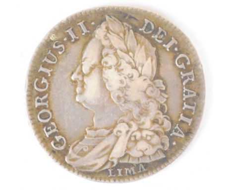 1745 George II Lima half crown