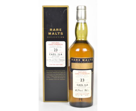 Caol Ila Distillery Rare Malts Selection Natural Cask Strength 23 year old (distilled 1978, bottled 2002) Single Malt Scotch 