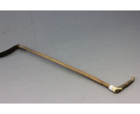 Vintage Hunting Crop with Antler Handle