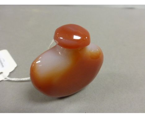 A Chinese Jade perfume bottle