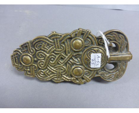 In the form of a Celtic Buckle from the Famous Sutton Hoo excavations