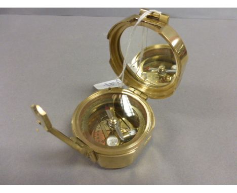 A Brass Cased Compass and Sundial