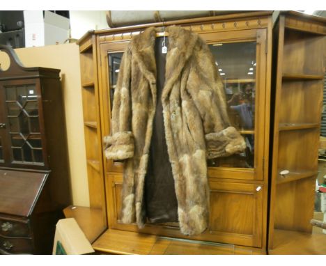 A vintage fur coat