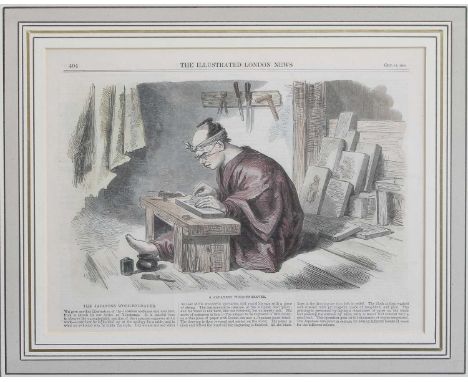 The Illustrated London News "A Japanese Wood Engraver"Colour engravings; together with various other titles and prints on a J
