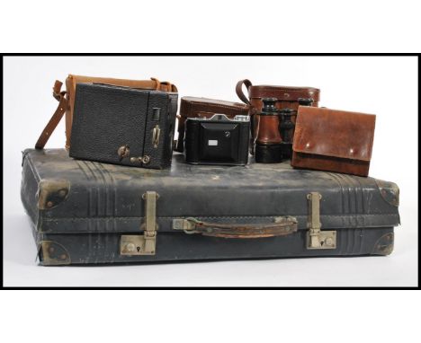 A collection of vintage gents items dating from the early 20th Century to include a pair of Picard Petot &amp; Lienard French