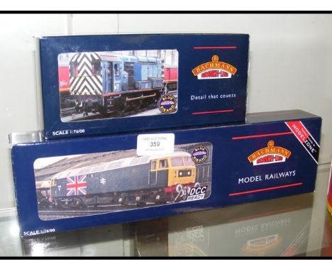 A boxed Bachmann diesel loco, together with a diesel shunter 