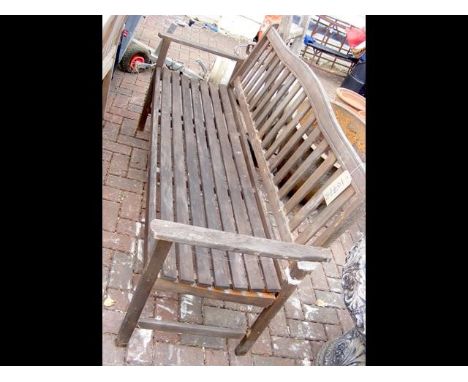 A garden bench