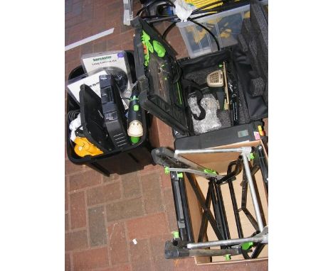 A Power8 workshop tool set etc in three boxes