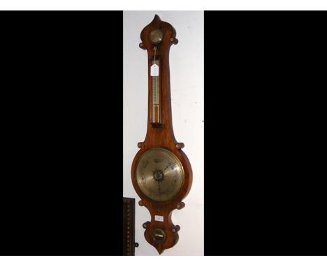A 19th century barometer/thermometer 