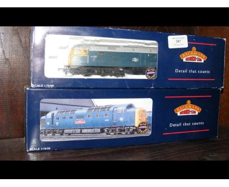 A boxed Bachmann diesel locomotive and one other 