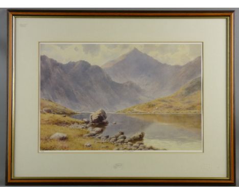 WARREN WILLIAMS ARCA coloured limited edition (18/750) print - Snowdonia, entitled 'Llyn Llydaw', 33.5 x 50 cms