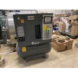 Atlas Copco oil free air compressor, model SF4+FF, MAWP 112 psi, 14.2 cfm, 575 vac, 2015 year, ***