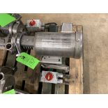 Ampco pump assembly with 1 hp motor and Square D disconnect switch, 230/460 vac, 3450 rpm , pump