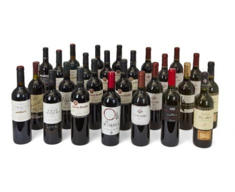 A mixed selection of Spanish wines from various regions, to include six bottles of 2004 Contino, Rioja, six bottles of 2005 C