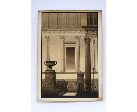 A Folder, mostly early 20th Century architectural drawings by  E.C. Marriott