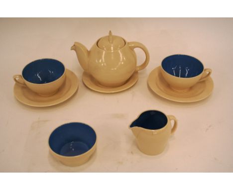 A Susie Cooper Crown Works Burslem tea for two set