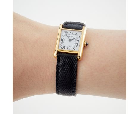 Cartier Tank Louis Mini 18K Yellow Gold Diamond Ladies Watch 1360