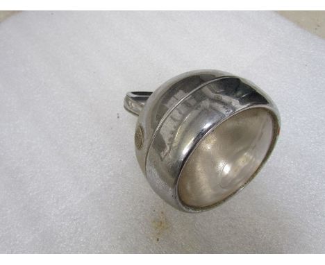A chromed Raydyot lamp 