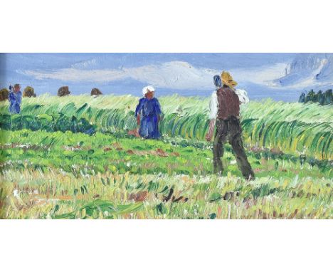 {Jakob Bräckle. 1897 Winterreute - 1987 Biberach. Einer der bedeutendsten Landschaftsmaler in Südwestdeutschland.} Sign. Vers