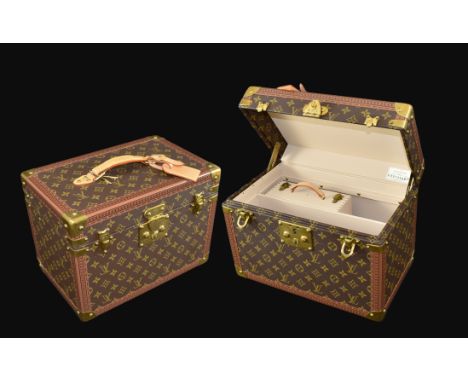 louis-vuitton trunk Pink Interior Black Epi Boite Pharmacie