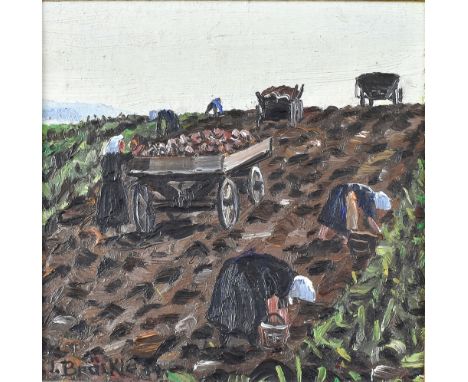 {Jakob Bräckle. 1897 Winterreute - 1987 Biberach. Einer der bedeutendsten Landschaftsmaler in Südwestdeutschland.} Sign. und 
