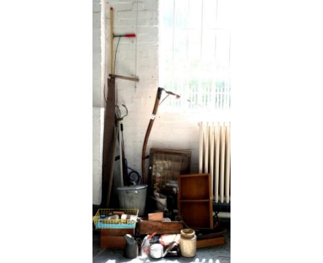ANTIQUE GARDEN TOOLS, ETC