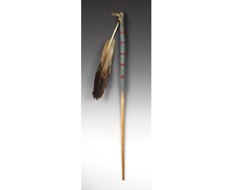 A Crow style meat stick – the feather attachment has been withdrawn from the sale.73.5cm long. Provenance Lance Entwistle, Lo