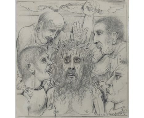 Disegno e matita. Anno esecuzione 1989. Archivi Bruno Caruso Palermo. Opera pubblicata sul catalogo a cura di L. La Rocca "Br