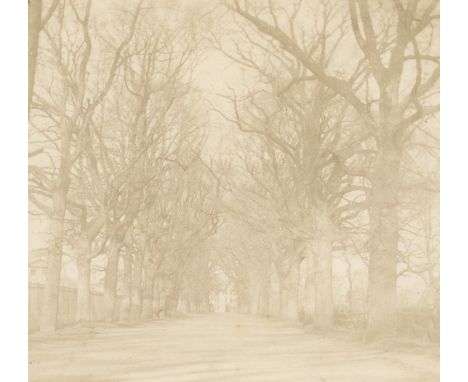 PHOTOGRAPHY - FOX TALBOTTALBOT (WILLIAM HENRY FOX) Coley Avenue, Reading,  salt print from calotype negative, mounted on card