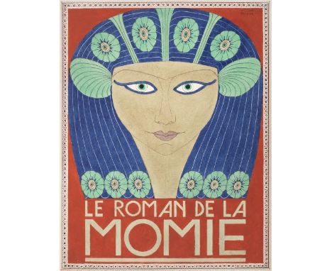 BARBIER (GEORGE)GAUTIER (THEOPHILE) Le roman de la momie, bound in 2 vol., ONE OF 3 COPIES BOUND WITH ORIGINAL ARTWORK BY BAR