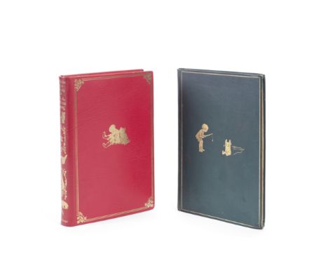 MILNE (A.A.)Winnie-the-Pooh, NUMBER 241 OF 300 COPIES, SIGNED BY CHRISTOPHER MILNE,  original pictorial red morocco gilt, by 