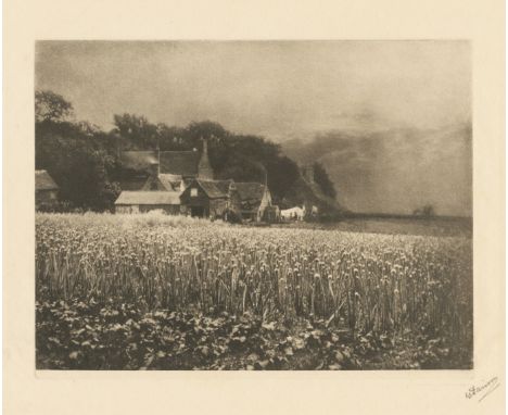 PHOTOGRAPHY - GEORGE DAVISONDAVISON (GEORGE) A group of 11 vintage photogravures, EACH SIGNED BY THE PHOTOGRAPHER, including 