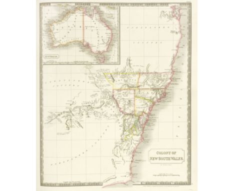 HALL (SIDNEY)A New General Atlas, with the Divisions and Boundaries Carefully Coloured; Constructed Entirely from New Drawing