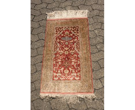 Hereke, Türkei, Seide, älter, ca. 1.04 x 0.60 m