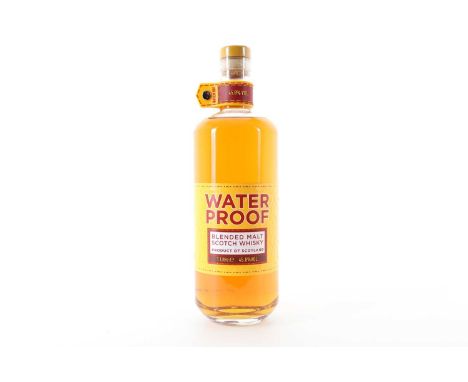 WATERPROOF BATCH #001 1L BLENDED WHISKY 45.8% ABV / 1LWATERPROOF is a Sherry-influenced Blended Malt Scotch Whisky selected f