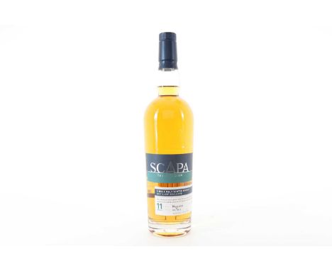SCAPA 11 YEAR OLD DISTILLERY EXCLUSIVE ISLAND SINGLE MALT  Bottled: May 2024Matured in 1st fill American OakBottle Number: 10